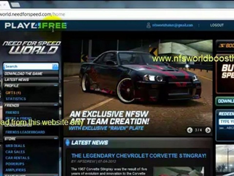 Free Speed Boost for NFS World. Legal Way! HD