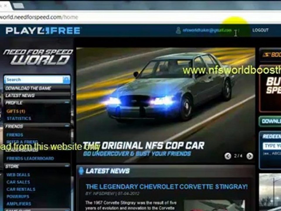 NFS World Hack Collection 2012 Download (Cheat, Trainer, Money, Boost)