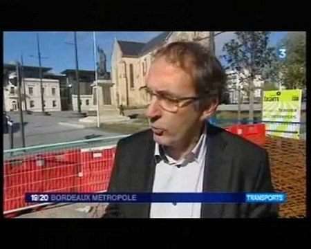 france 3 travaux tram merignac oct12