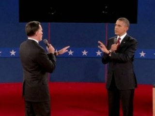 Obama, Romney circle, confront each other