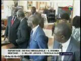 Une de délégation de la CARESCO chez le maire de Brazzaville