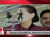 Sonia Gandhi in Kashmir talks about secular Congress-led government at the Centre