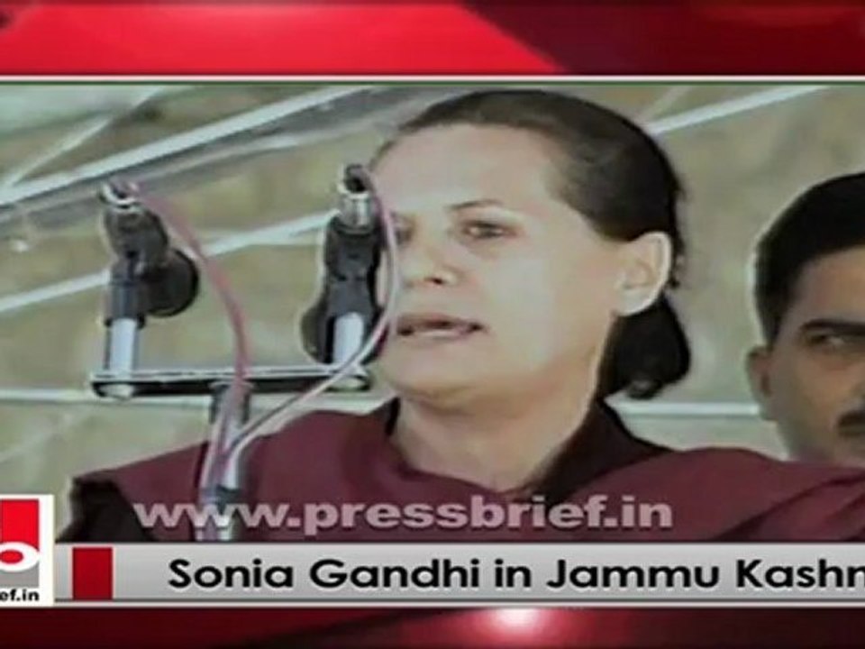 Sonia Gandhi: UPA will extend maximum support to Kashmir