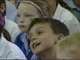 Anglia News World Cup 2010 Italy V Slovakia & Happy Days Star Henry Winkler R A Butler School