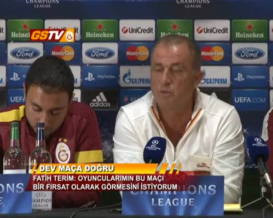 ŞAMPİYONLAR LİGİ | Basın Toplantısı: Fatih Terim