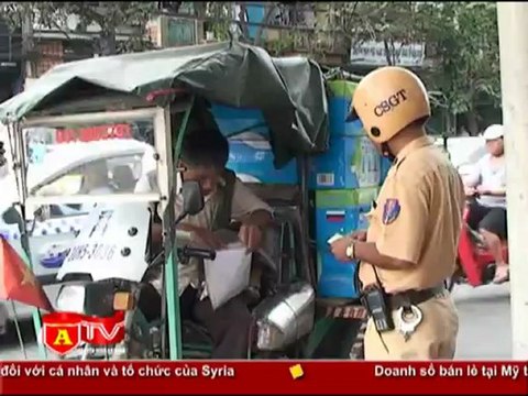 ANTĐ - Xử lý xe 3 bánh giả danh xe thương binh vi phạm giao thông