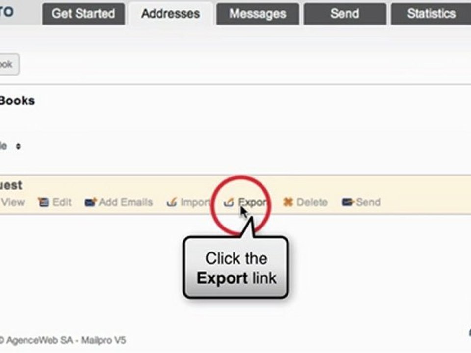 Export an Address Book - Mailpro V5 Training