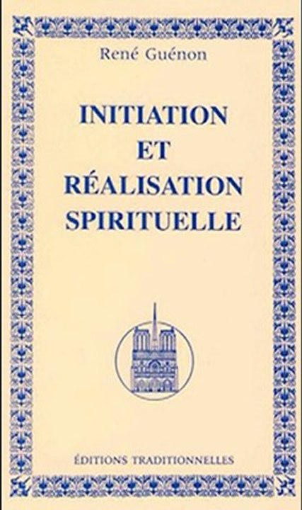 "À propos du rattachement initiatique" René Guénon
