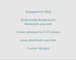 Casting diamonds engagement rings from raw loose diamond.