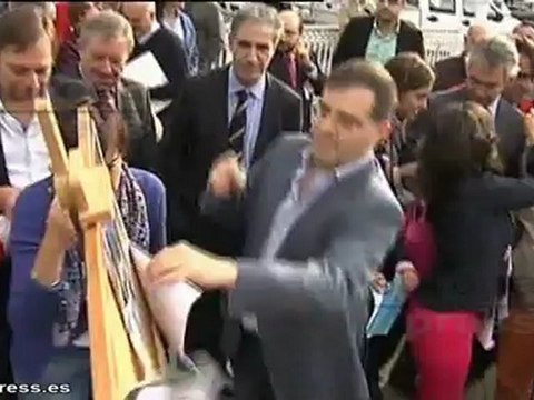 Basagoiti en un mitin en Portugalete