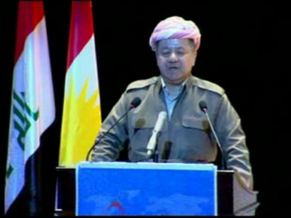 Serok Barzanî li 2. Kongreya Zanistiya Cihaniya Kurd