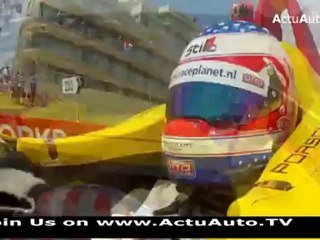 Le Porsche RS Spyder sur le toboggan de Bathurst