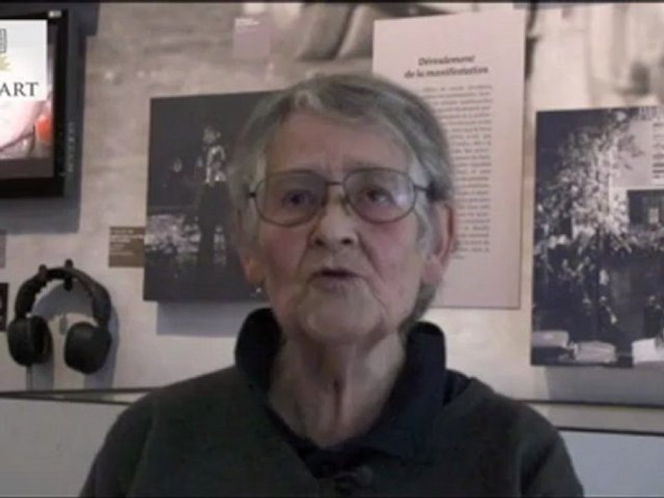 Monique Hervo, dans le bidonville de Nanterre durant la guerre d'Algérie