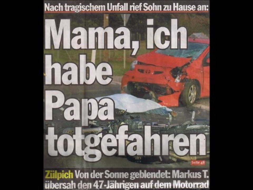 Tödlicher verkehrsunfall zülpich/niederelvenich