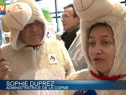 Les moutons, des chefs d’entreprises en colère
