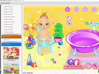 Sevimli Bebek Banyoda Oyunu