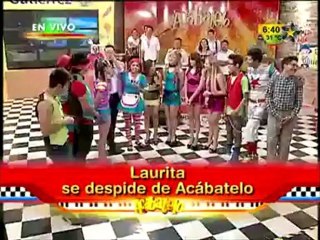 Laurita se despide