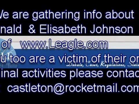 Criminal Investigation of Elizabeth W Johnson - Criminal Investigation