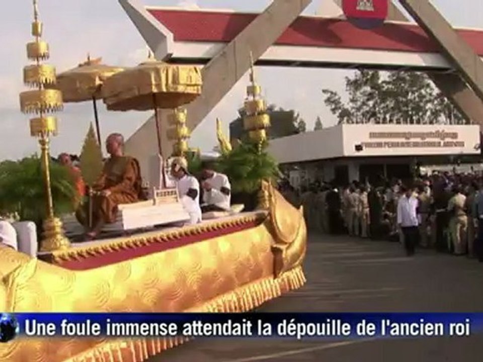 La dépouille de Norodom Sihanouk rapatriée au Cambodge