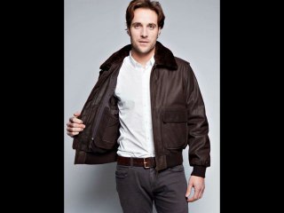 Mode : Blouson cuir homme Pilote