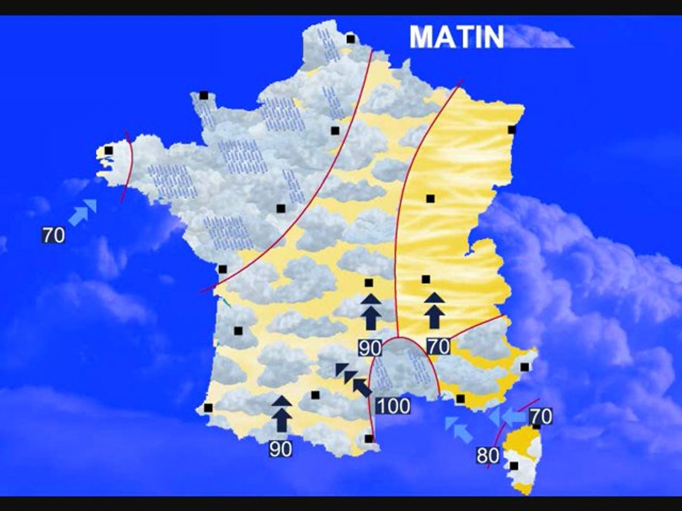 Météo 18 octobre 2012: Pluies, vent fort, orages !