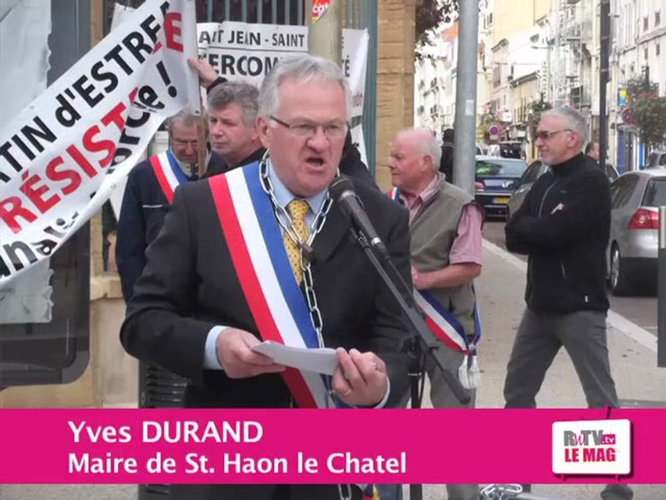 Intercommunalité - les déclarations de Yves DURAND  et de Christian AVOCAT