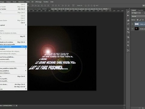 Tutoriel créer un bel effet de texte avec photoshop