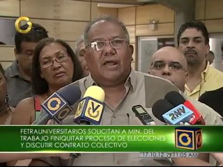 Fetrauniversitarios solicitan a Ministra del Trabajo finiquitar proceso de elecciones y discutir contrato colectivo