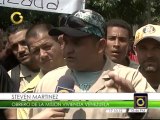 Obreros de Ciudad Tiuna protestan para exigir sus reivindicaciones salariales