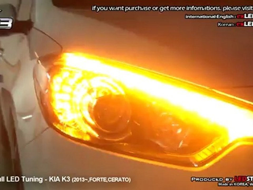 2013~ KIA K3 FORETE CERATO FULL LED TUNING by exLED