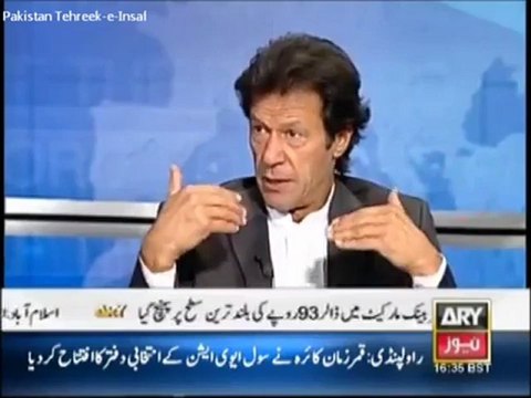 ARY News Imran Khan on Off the Record with Kashif Abbasi (May 29, 2012)