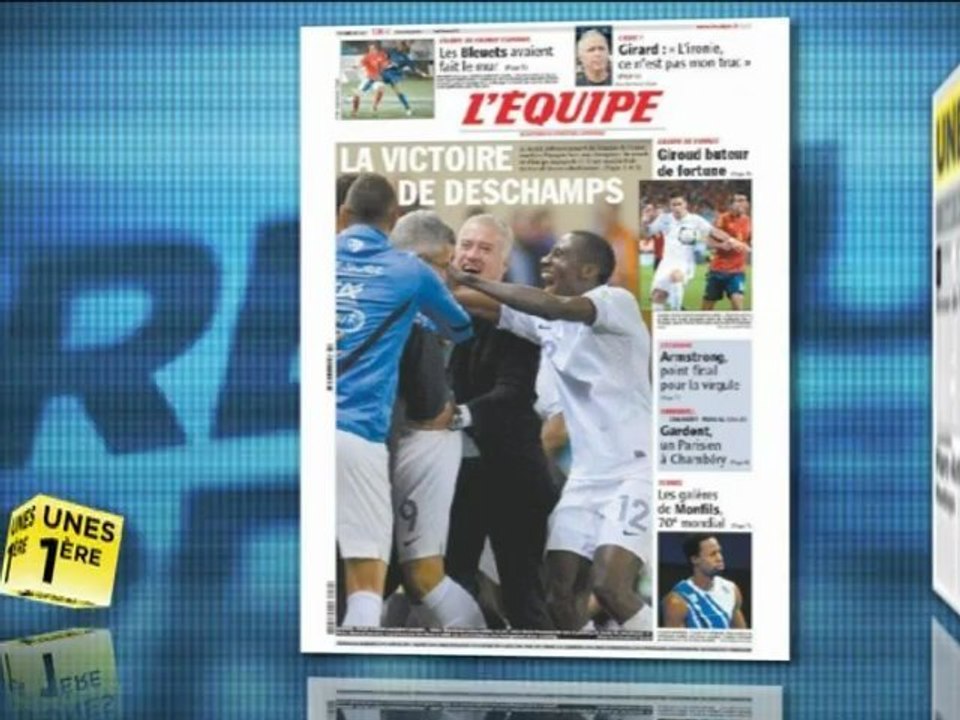 Revue de presse Unes 1ère - La Revue de Presse du 18/10/2012