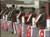 12 şehit Türk askeri için Kabil'de tören düzenlendi
