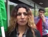 Aliyev'i protesto eden Ermenilere, Azerbaycan ne Türkiye Türkleri karşılık verdi