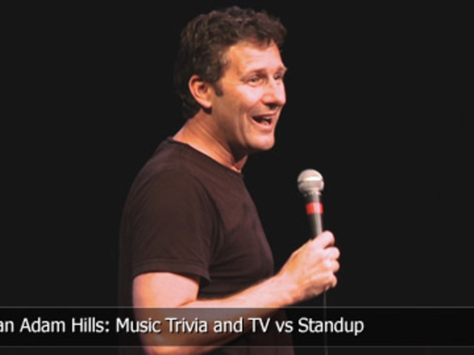 Comedian Adam Hills: Music Trivia and TV vs Sta...