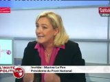 Marine Le Pen : « Est-ce que Monsieur Fillon, Monsieur Copé, Monsieur Hollande peuvent dire la vérité aux Français ? »