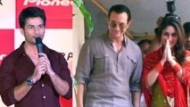Shahid Kapoor Comments on Saif Kareena Wedding