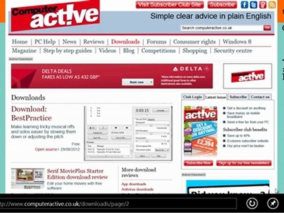 Windows 8 guide: Introducing the Internet Explorer App