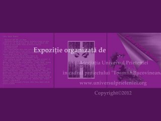 Expoziţie grafică de carte, Liliana Nastas Brătescu, Suceava, 12 octombrie 2012