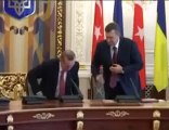 Erdoğan ile Yanukoviç, stratejik konsey kararlarını birlikte açıkladı