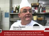 Menu gastronomique pour étudiants par Clément Marot