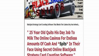 Blackjack Sniper Software - Advanced Strategy Slaps The Casino - Bot