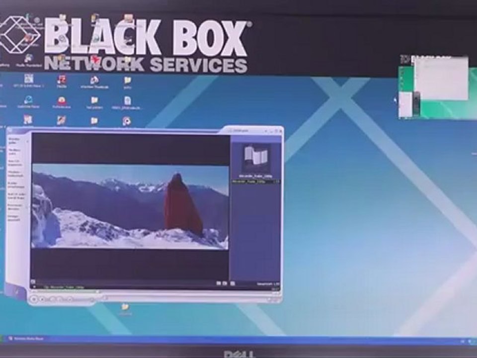 KVM Switch zur Serverüberwachung für vier Quellen auf einem Monitor