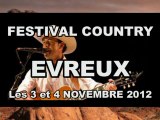 FESTIVAL COUNTRY  EVREUX   Les  3 et 4 Novembre 2012 avec AARON  WATSON