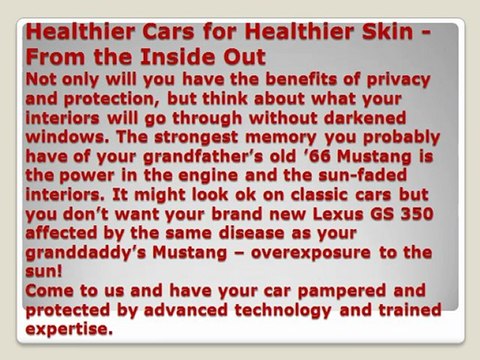 How Tinting Your Car Windows Can Save Your Life