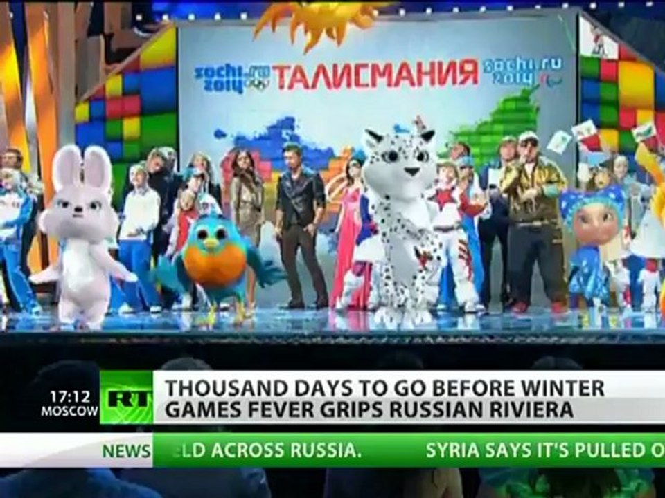 1000 Days to Sochi: Olympic clock ticking in 'Russian Riviera'