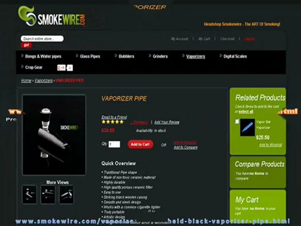 Vaporizer pipe