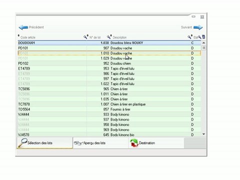 Stocks - Optimizze: Transfert de tous les lots d'un stock vers un autre - ERP - v16