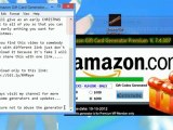Amazon Gift Card Generator Premium- V.7.4.307 Working October 18, 2012