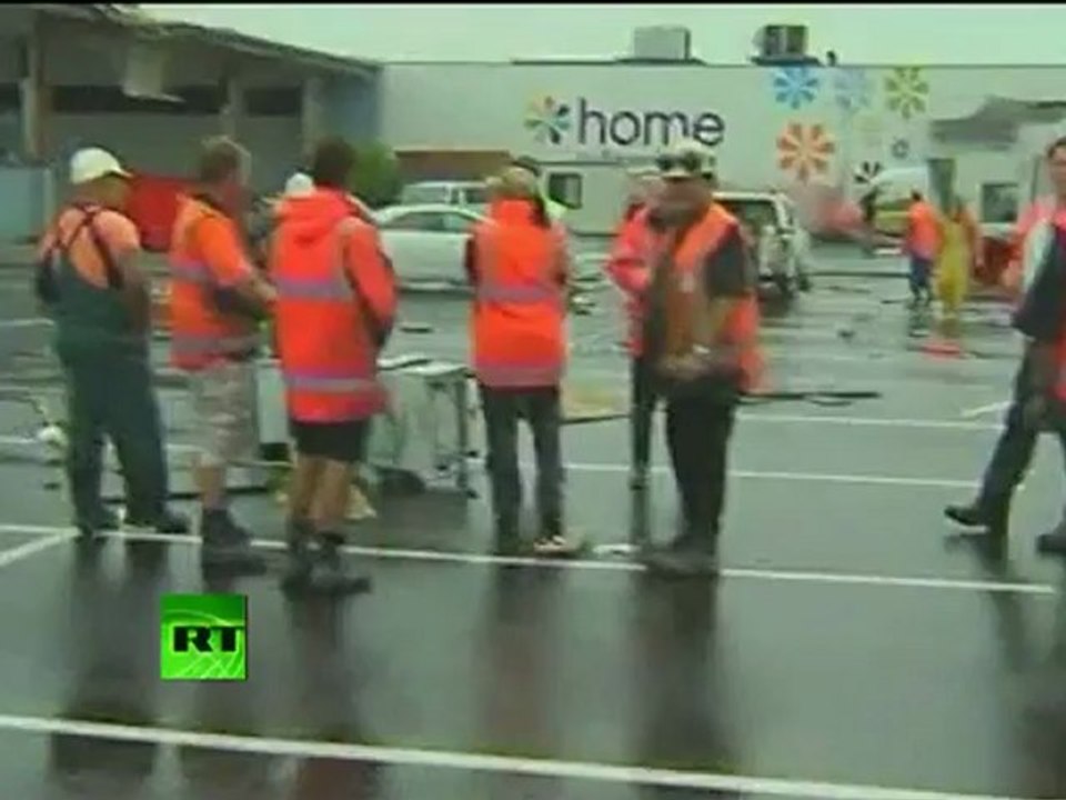 Amateur video: Freak tornado rips off roofs, flips cars in New Zealand
